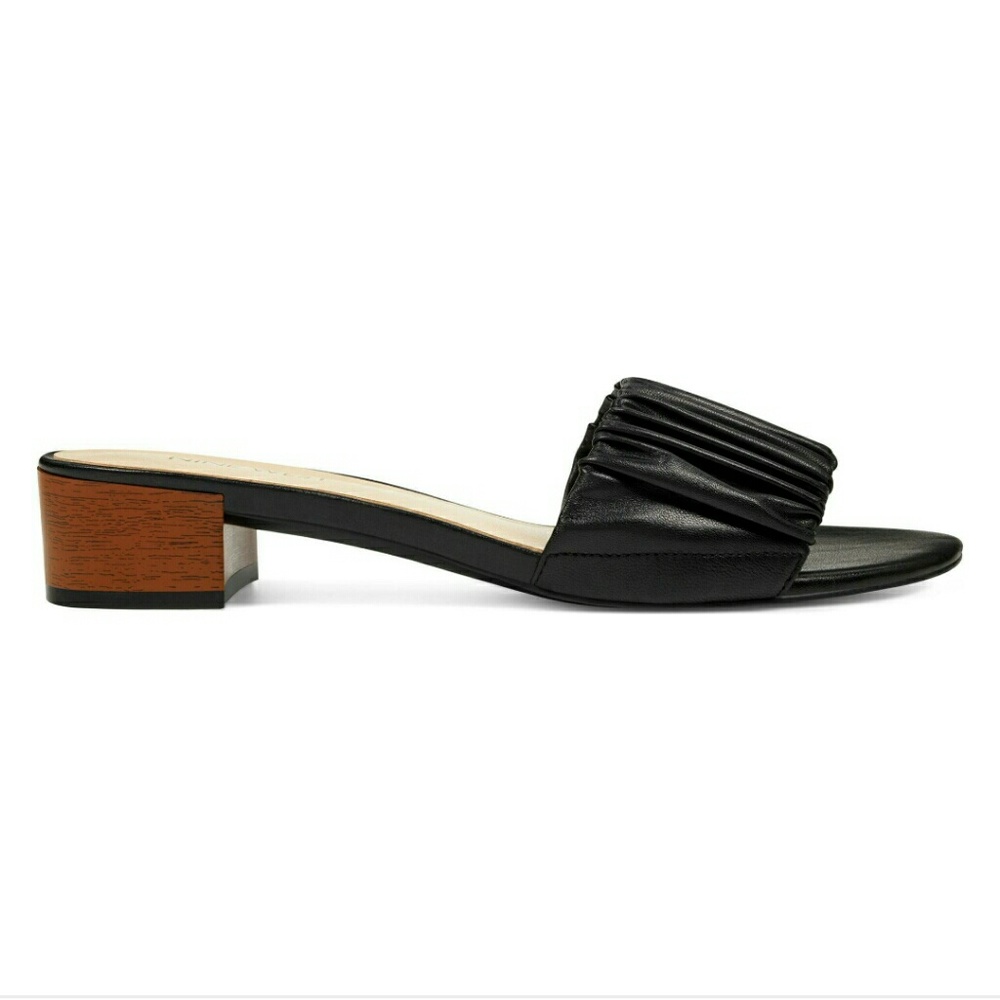 Nine West Leather Slide Sandals Size 8 M